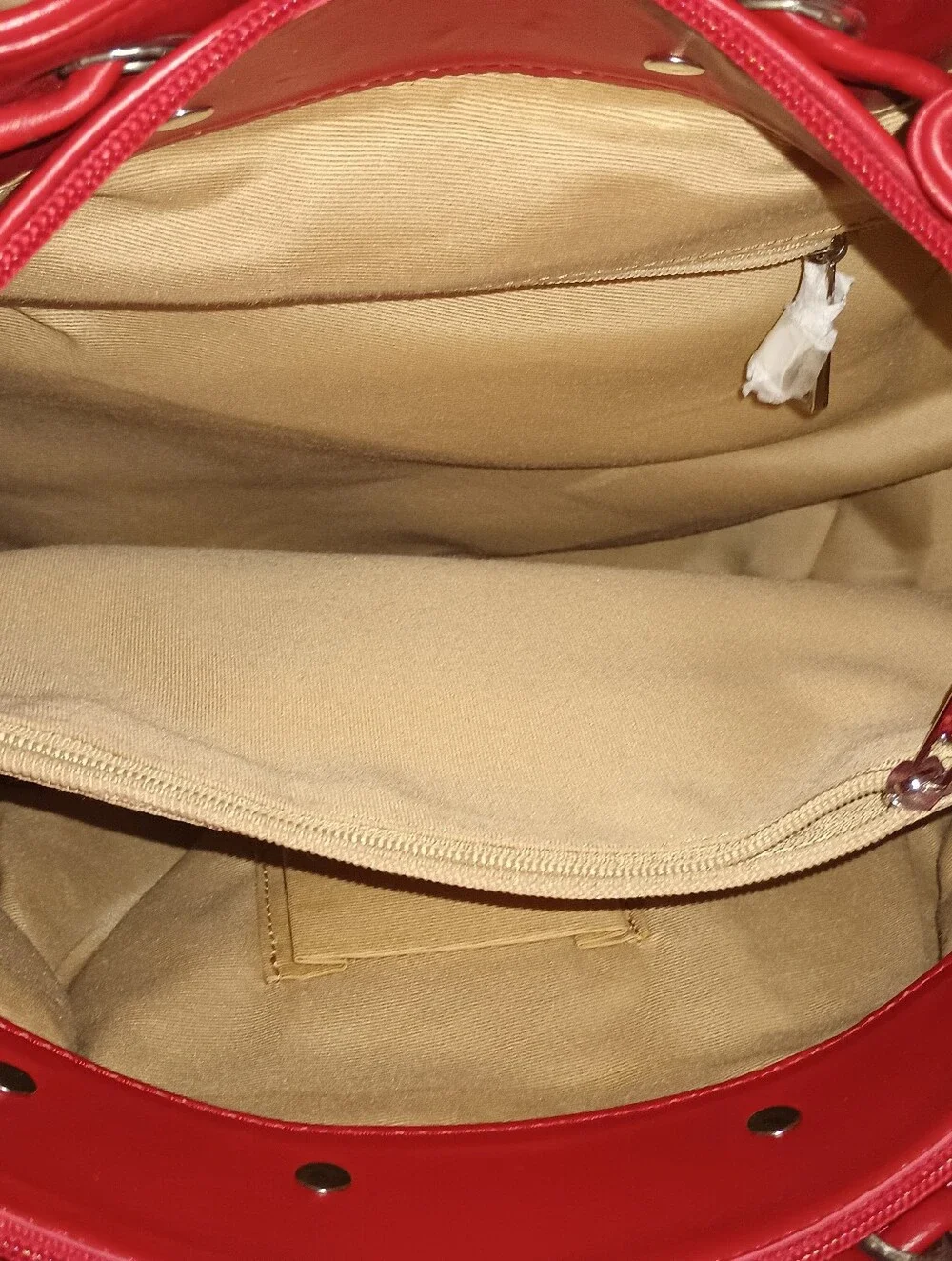 Red Snake-Texture Hobo Shoulder Bag